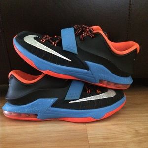 Nike KD7 ‘On the Road’ Orange/Blue Size 6.5Y Used